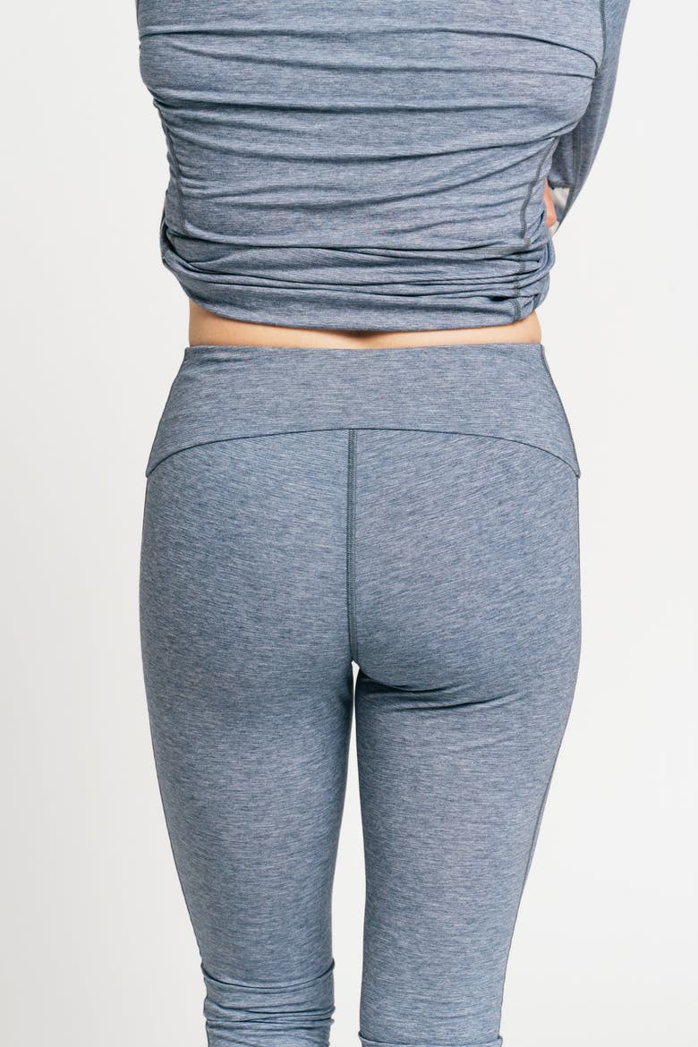 Backcountry Base Layer Bottoms Curvy Fit, Alternate, color, Misty Bering Sea Blue