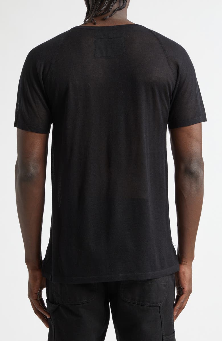 FRENCKENBERGER Raglan Sleeve T-Shirt, Alternate, color, Black
