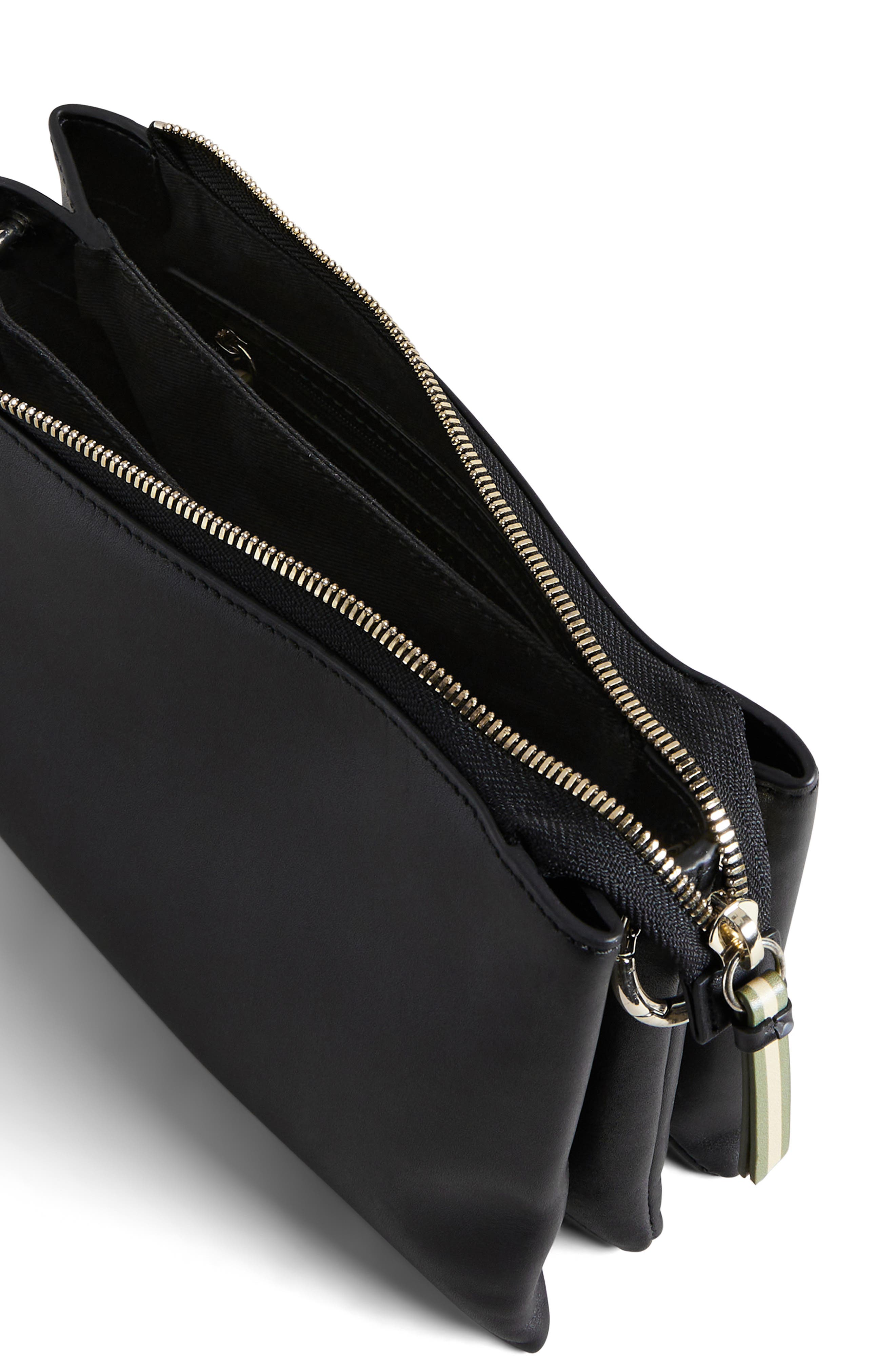 Ted Baker London Darceyy Logo Leather Crossbody Bag, Alternate, color, 