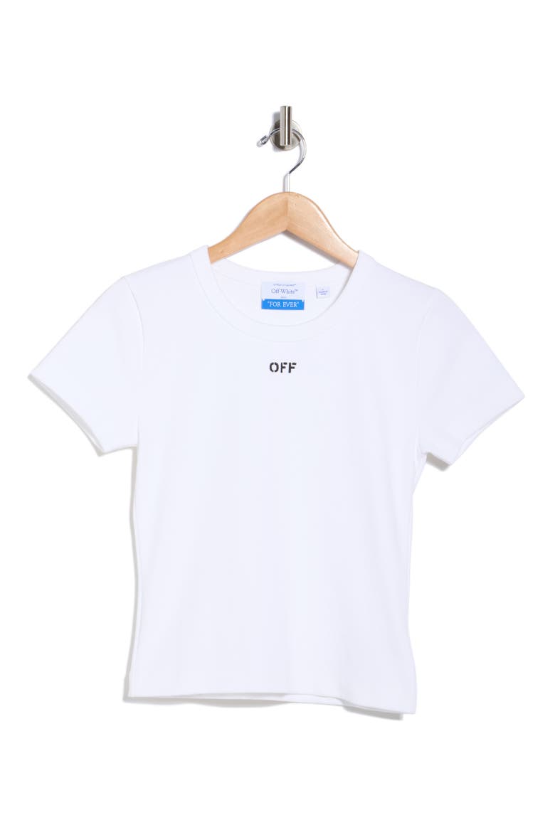 Fitted Tee, Alternate, color, BRIGHT WHITE