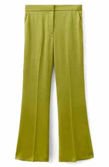MANGO Sunset Hammered Satin Pants
