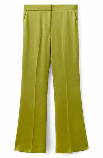 MANGO Sunset Hammered Satin Pants