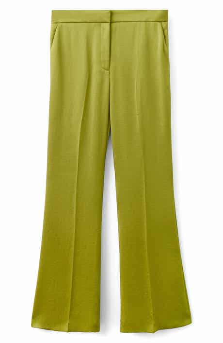 MANGO Sunset Hammered Satin Pants