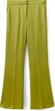 MANGO Sunset Hammered Satin Pants