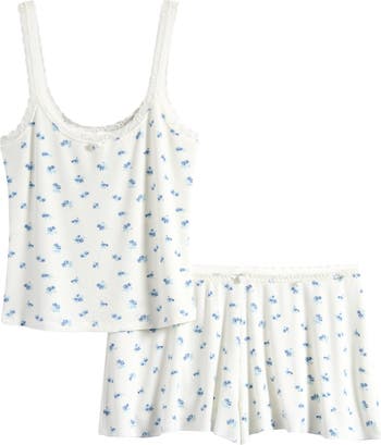 Soft Lounge Lace Short Pajamas