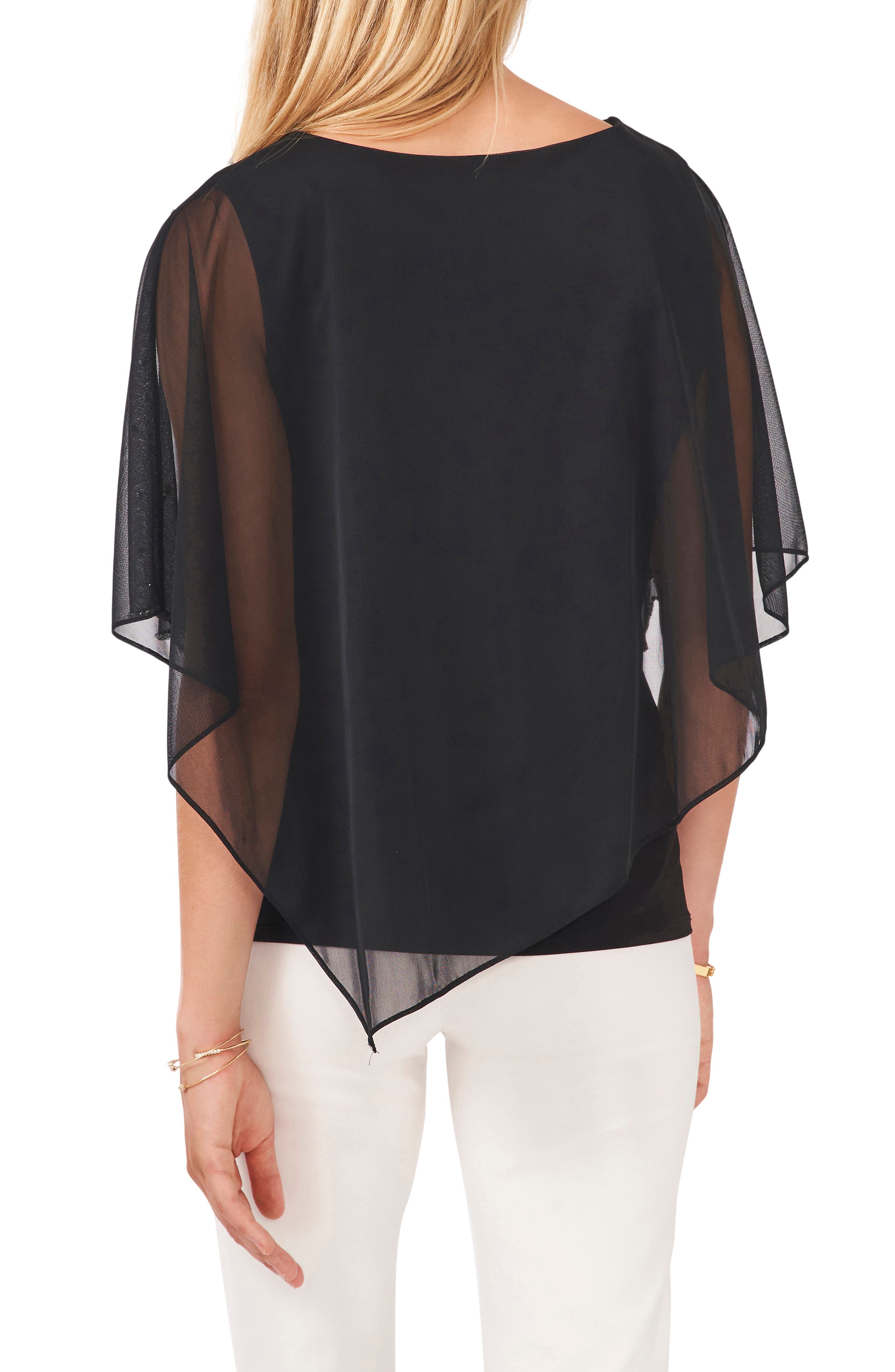 Beaded Overlay Jersey Top - image 2