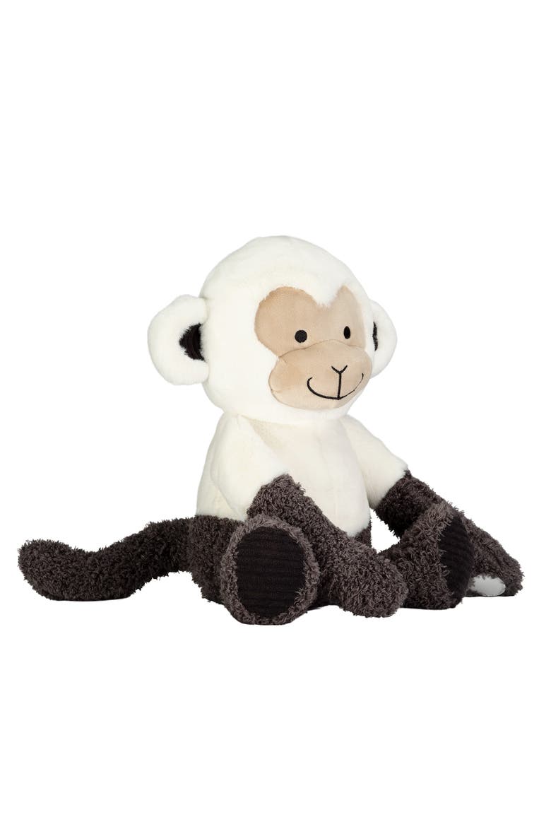 Jungle Party Plush Monkey Stuffed Animal Toy - Charlie, Alternate, color, White