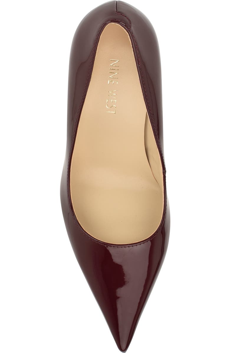 Nine West Gines Pointed Toe Pump, Alternate, color, Dark Red