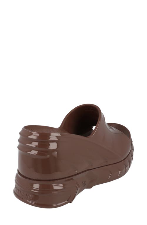 Givenchy Marshmallow Wedge Slide Sandal In Brown