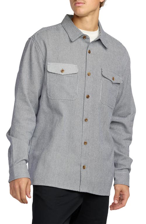 Billabong Austin Garage Corduroy Button-up Shirt In Gray