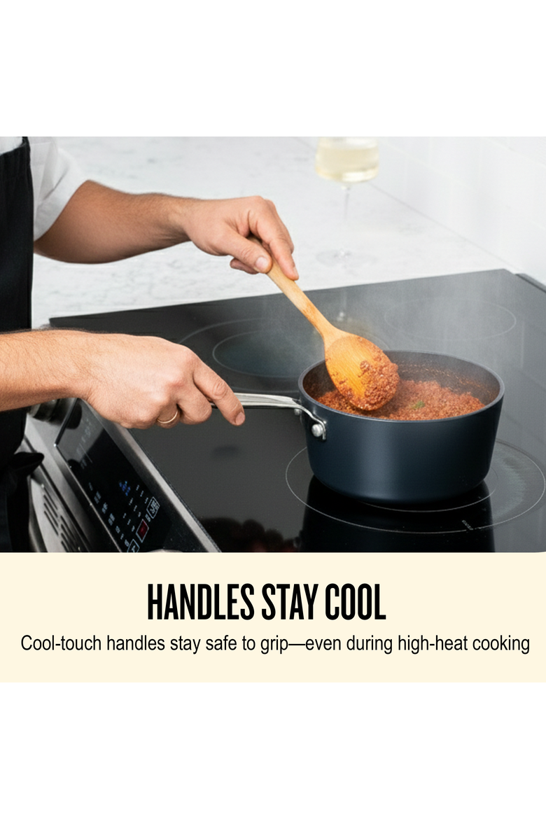 Maestro Non-Toxic Ceramic Non-Stick Cookware Set, Alternate, color, 6-Piece Set