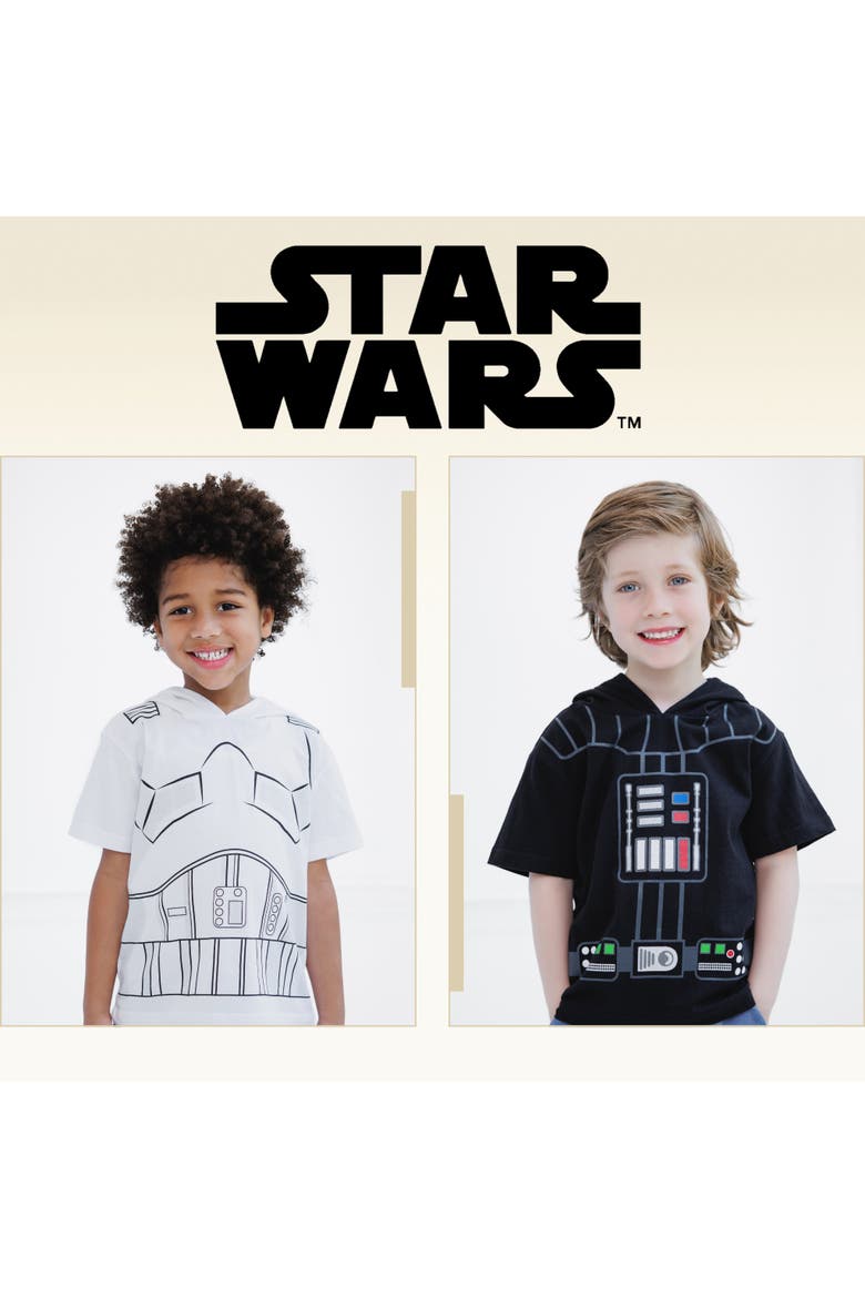 Hooded T-shirt, Alternate, color, Stormtrooper White