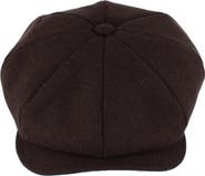 Wigens Men's Classic Retro Newsboy Cap with Curved Peak