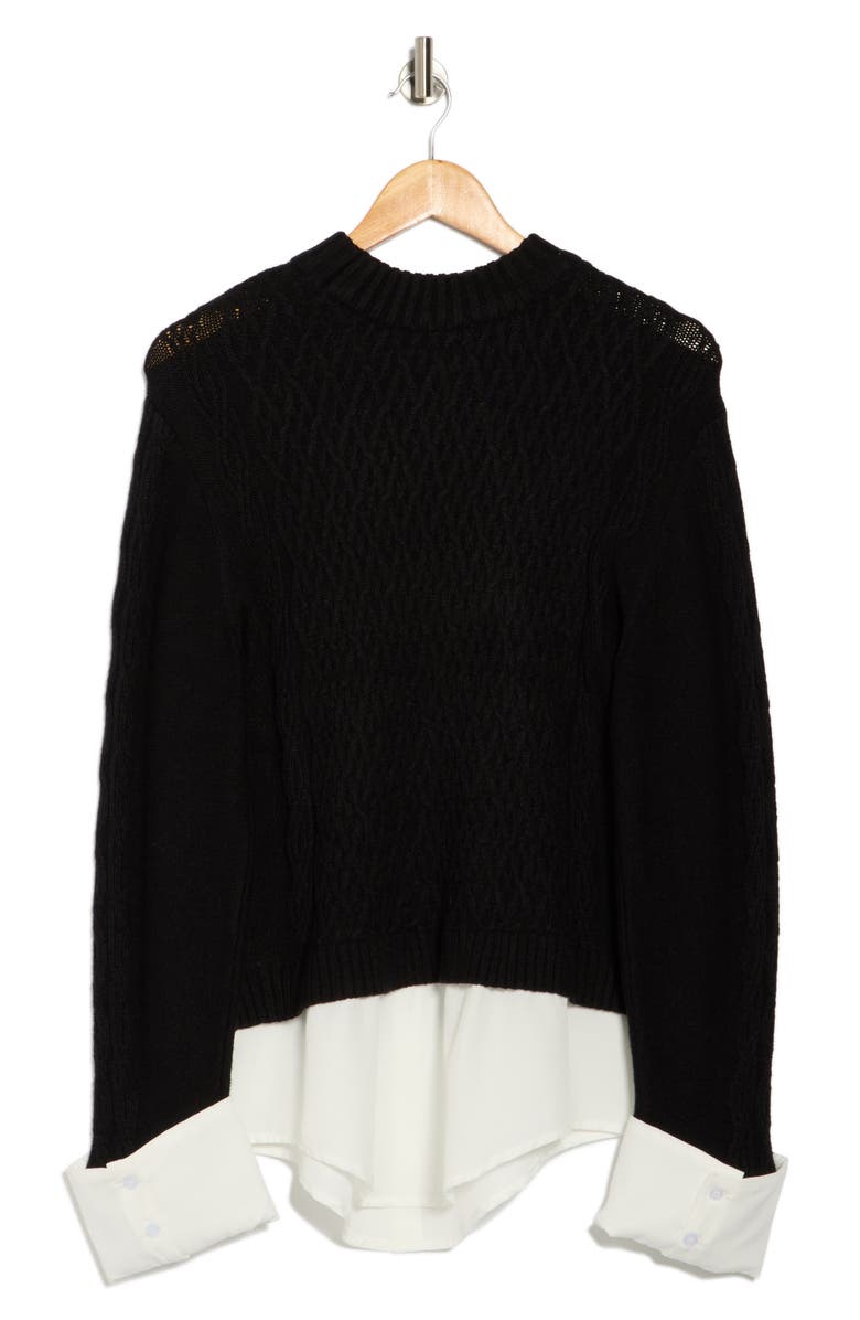 BY DESIGN Charlotte Twofer Sweater, Alternate, color, 