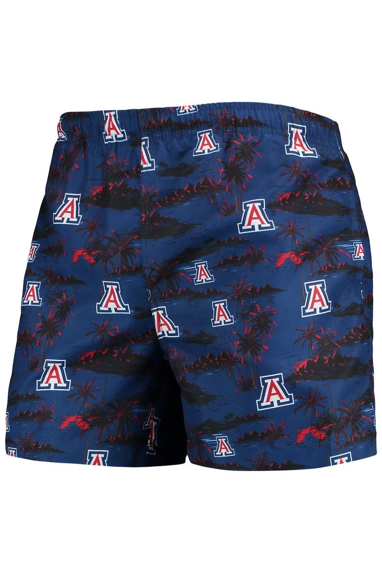 Men's FOCO Navy Arizona Wildcats Island Palm Swim Trunks, Alternate, color, Navy
