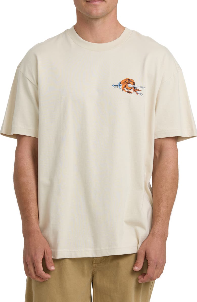 Billabong Enter OG Short Sleeve Graphic T-Shirt, Main, color, Chili