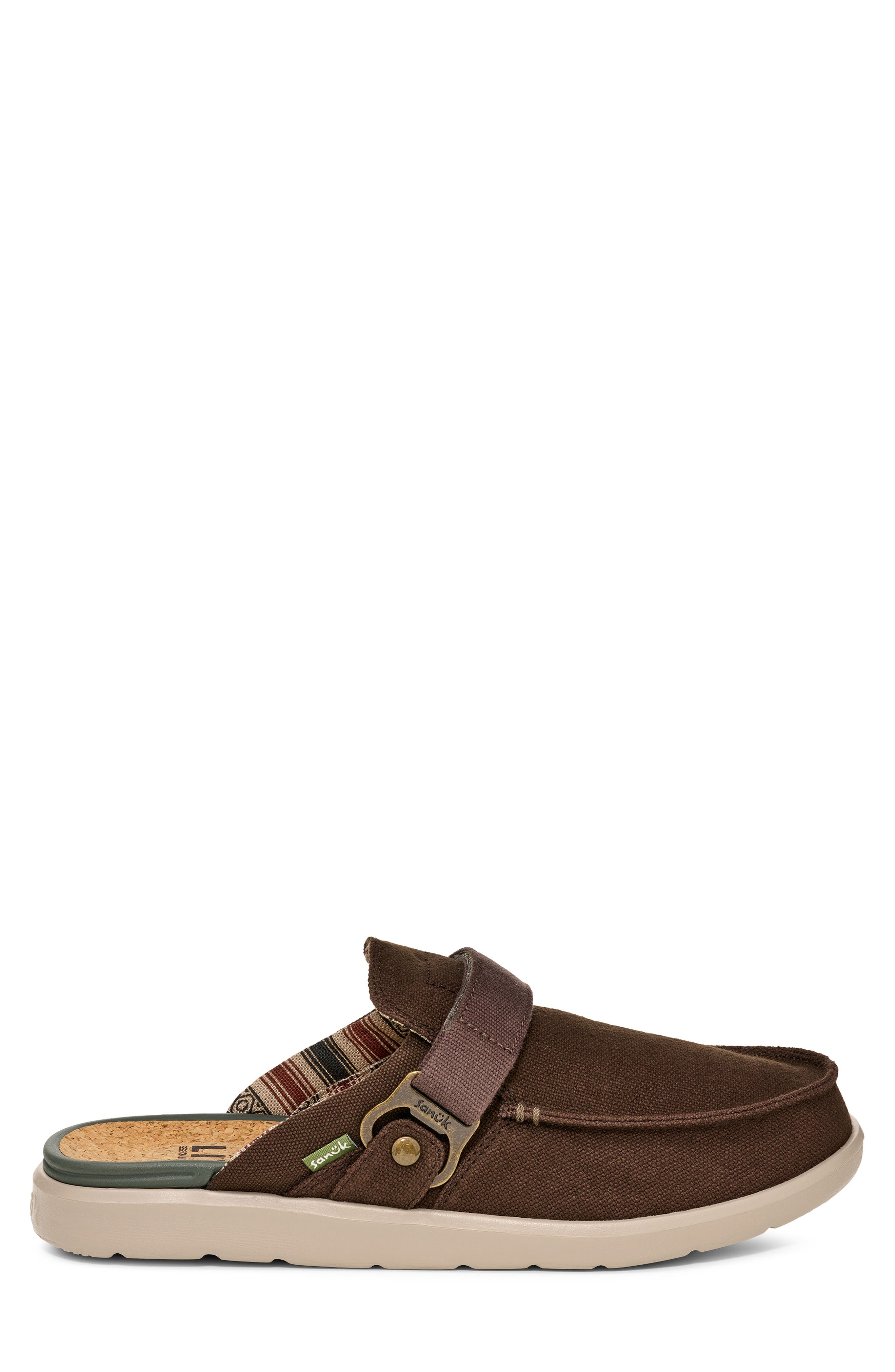 Sanuk Happy Hour Lite Mule, Alternate, color, Brown