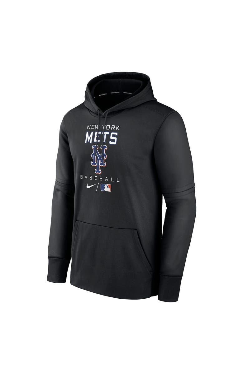 Nike Men's Nike Black New York Mets Authentic Collection Performance Hoodie, Alternate, color, 