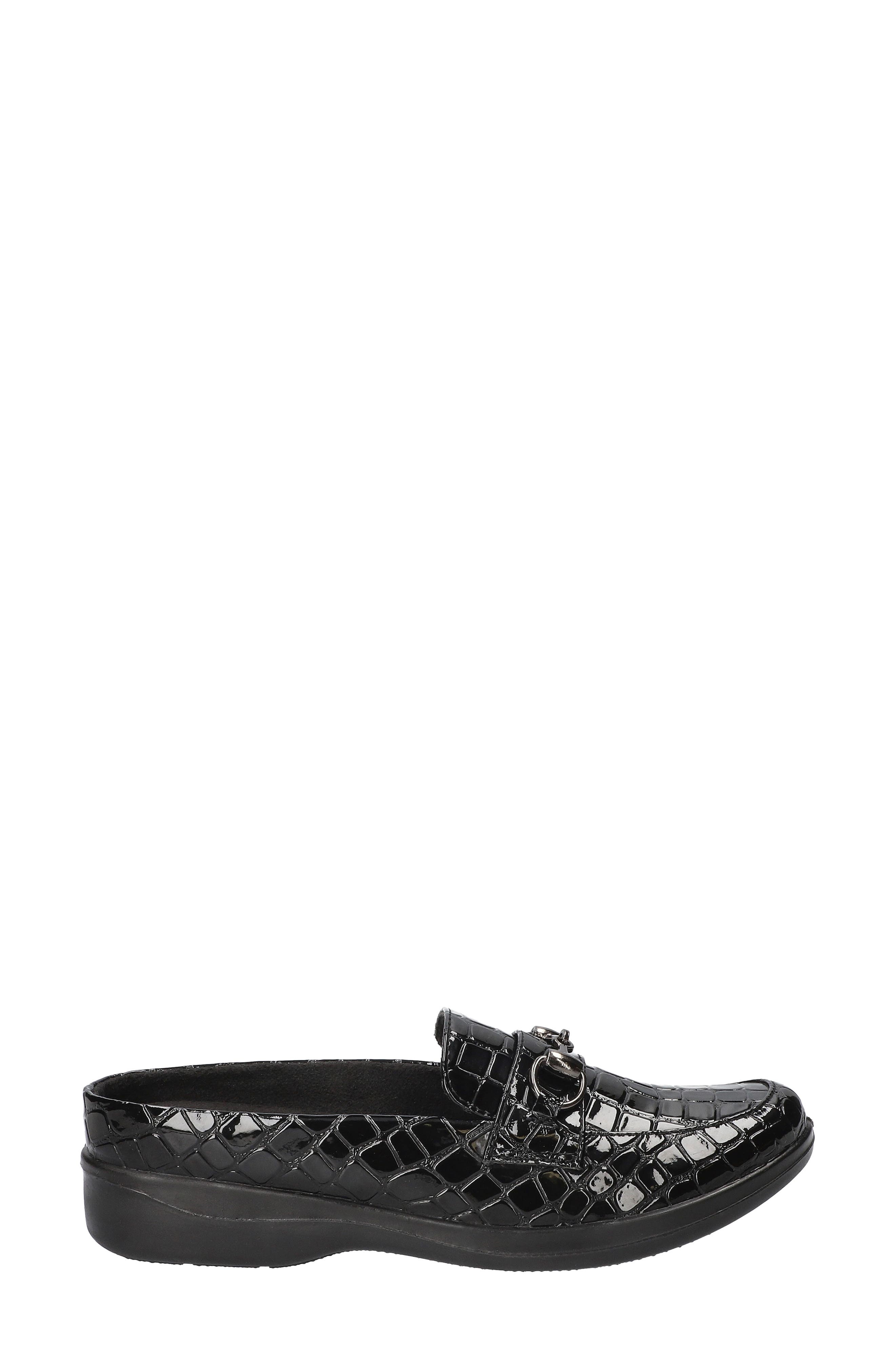 EASY STREET Nell Bit Croc Embossed Mule, Alternate, color, 