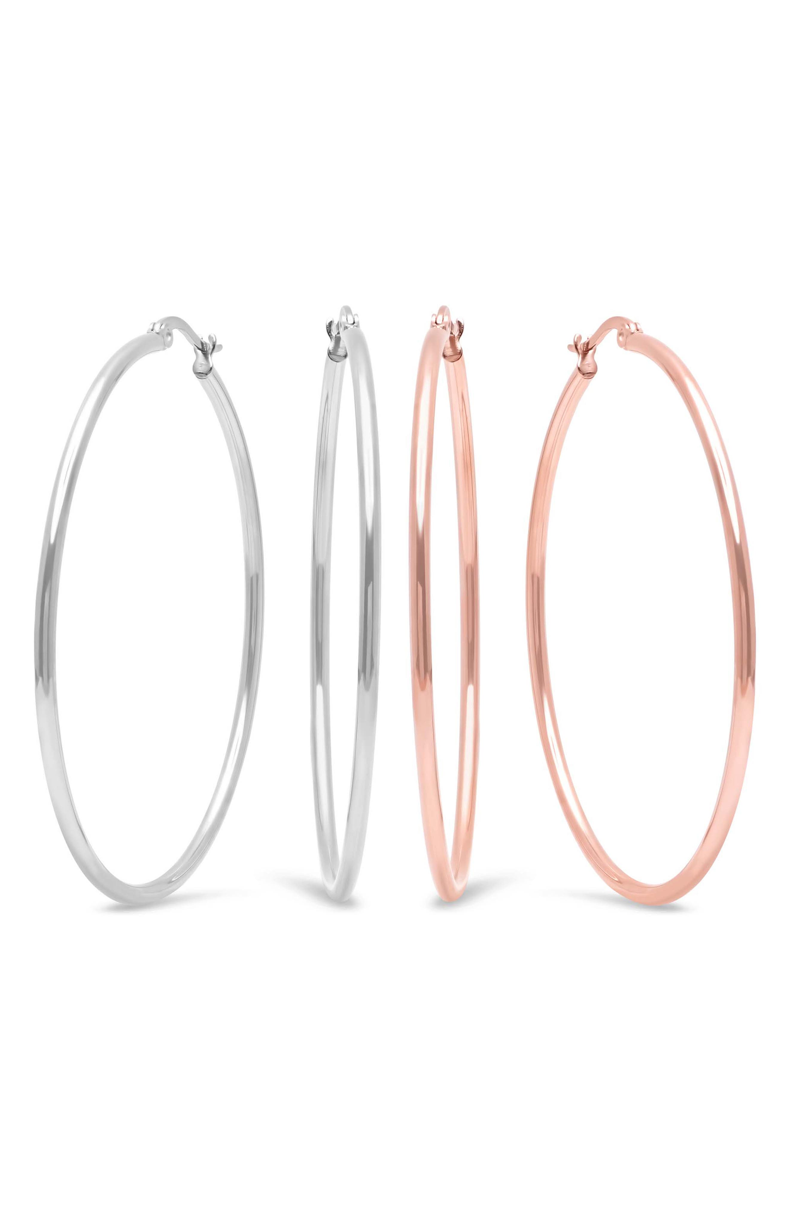 Set of 2 Hoop Earrings