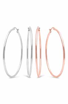 Set of 2 Hoop Earrings
