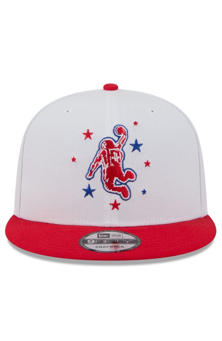 New Era Men's New Era White/Red Houston Rockets 2025/26 City Edition 9FIFTY Snapback Hat, Alternate, color, White