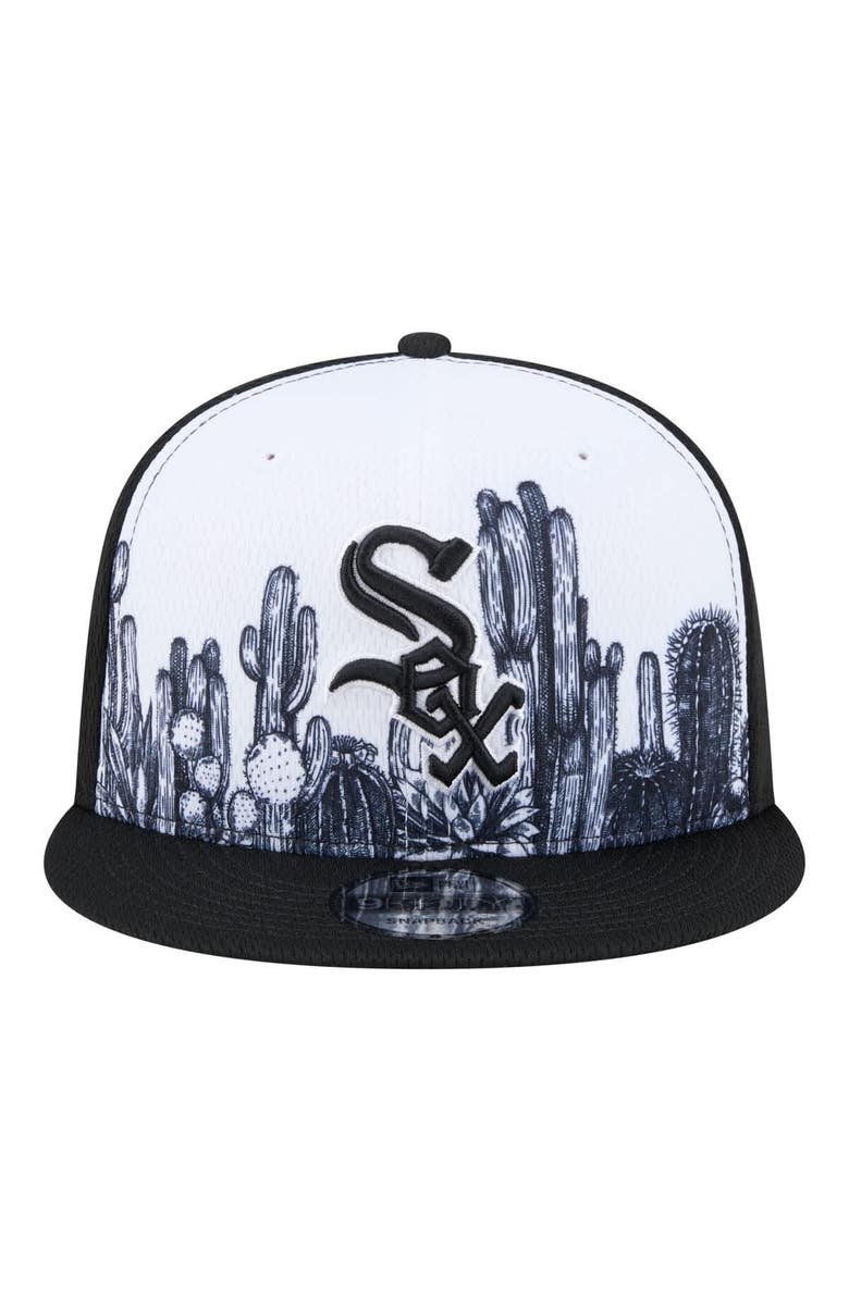 New Era Men's New Era  Black Chicago White Sox 2026 Spring Training Fan Pack Grow 9FIFTY Snapback Hat, Alternate, color, Black