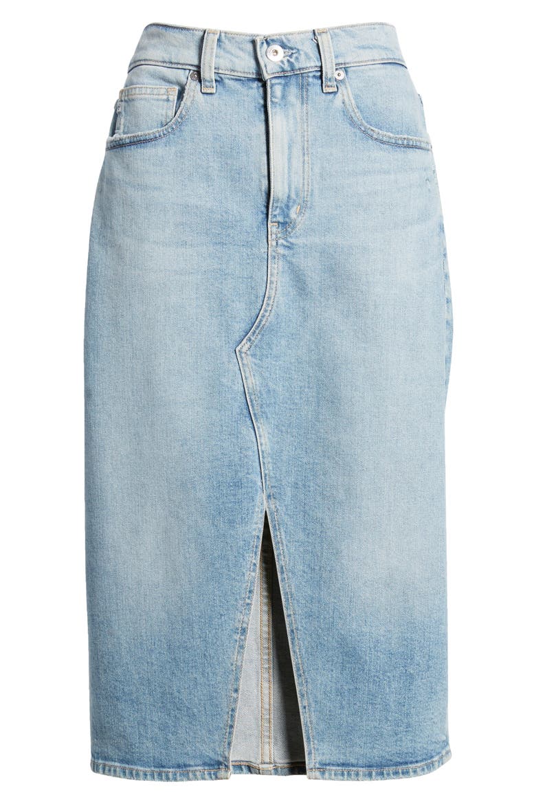 Alicia Denim Skirt, Alternate, color, ECLIPSED
