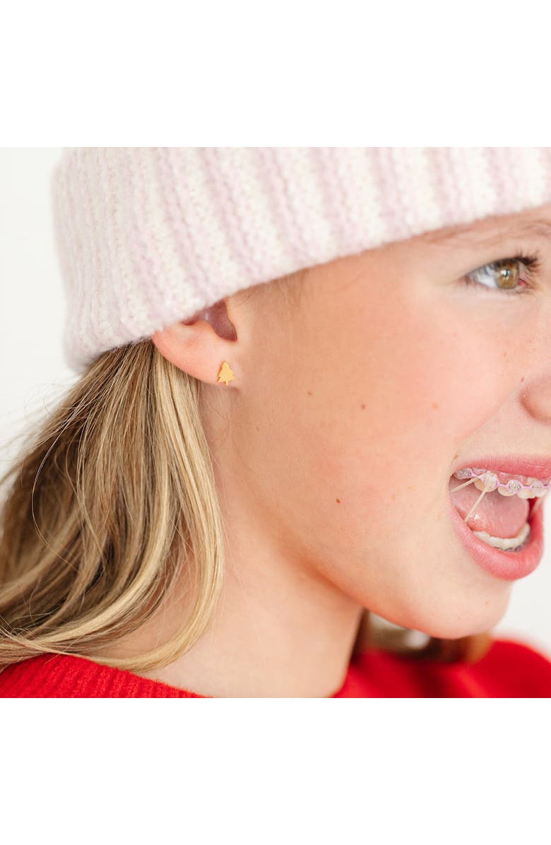 Pip Pop Christmas Tree Stud Earrings, Alternate, color,