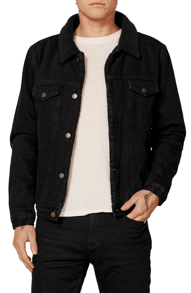 Rolla’s ROLLA'S Lined Denim Jacket, Alternate, color,