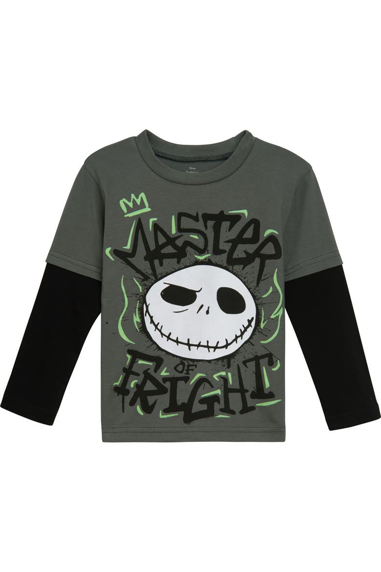 Nightmare Before Christmas 2-Piece Tee and Pants Set, Alternate, color, Jack Skellington Grey