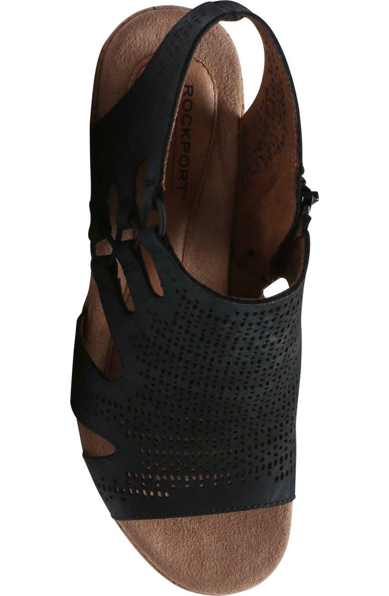 Rockport Cobb Hill Janna Perforated Wedge Sandal, Alternate, color,