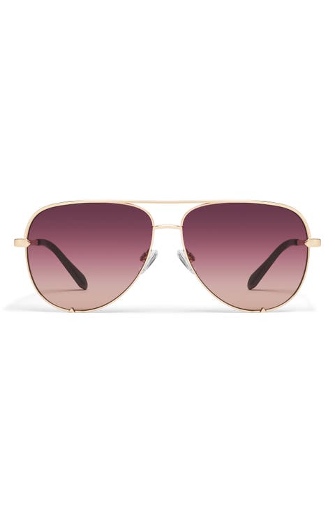High Key 64mm Extra Large Aviator Sunglasses