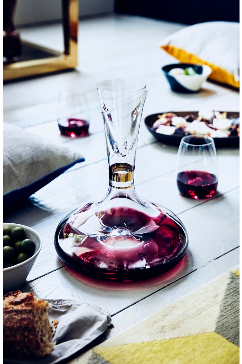 Elegance Fine Crystal Carafe, Alternate, color, CLEAR