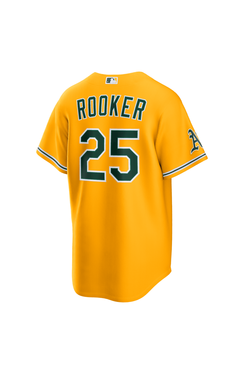 Nike Men's Nike Brent Rooker Gold Athletics Alternate Stadium Jersey, Alternate, color, Gold
