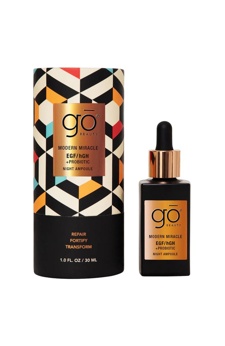 Go Beauty MODERN MIRACLE - EGF/hGF + Active Probiotic, Night Serum 1oz, Alternate, color, 
