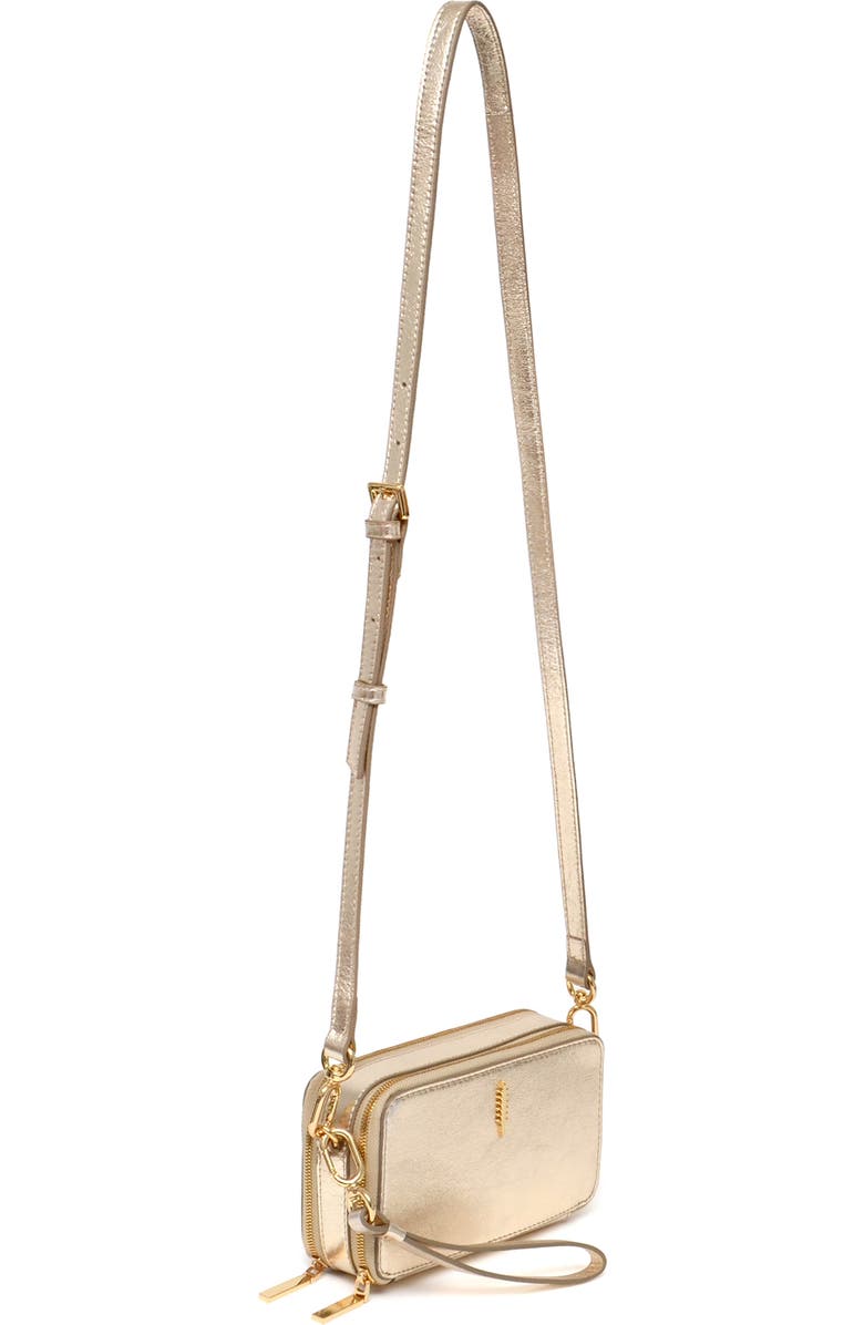 Thacker Ronnie Metallic Crossbody Bag, Alternate, color,