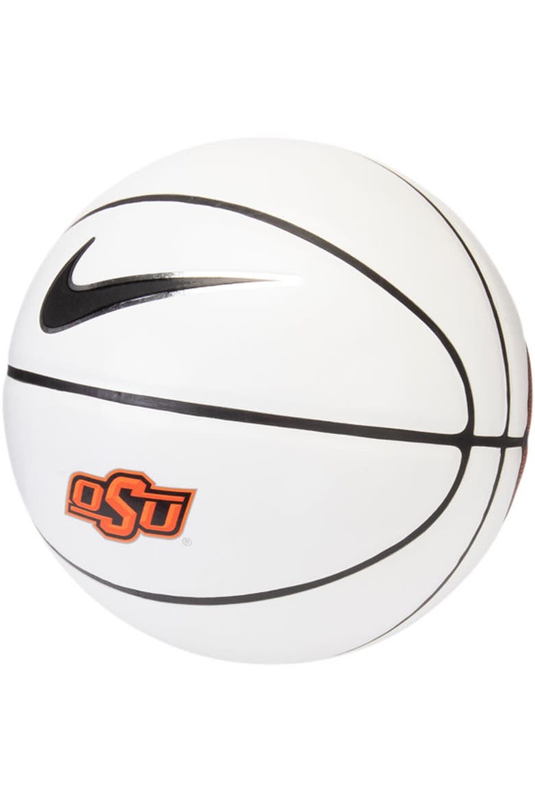 Oklahoma State Cowboys Autographic Basketball, Alternate, color, Brown