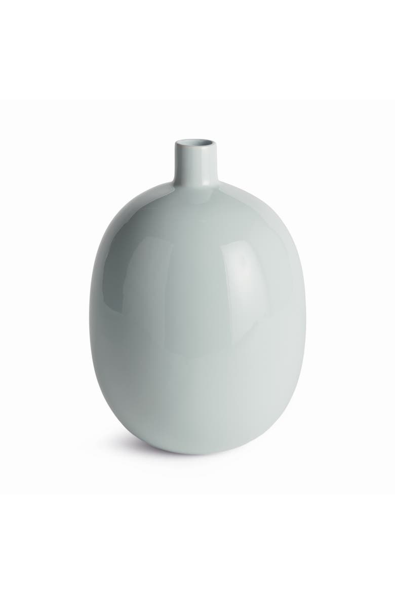Barclay Butera Sandbar Vase Large - Light Blue Stoneware, Main, color, Blue