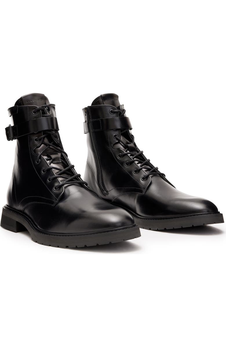 AllSaints Porter Buckle Boot, Main, color,