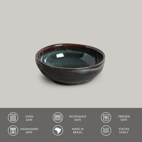 Porto Brasil Organic Ramekin Set Of 6 In Green