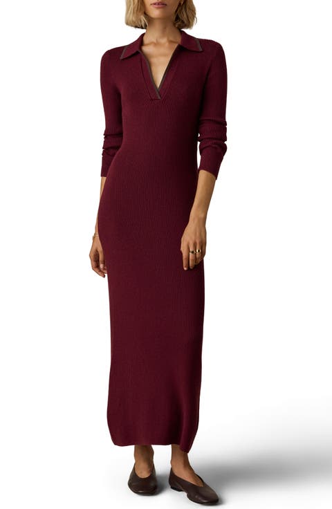 Throwback Cotton and Cashmere Sweater Maxi Dress