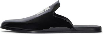 Logo Label Lounge Slipper Mule