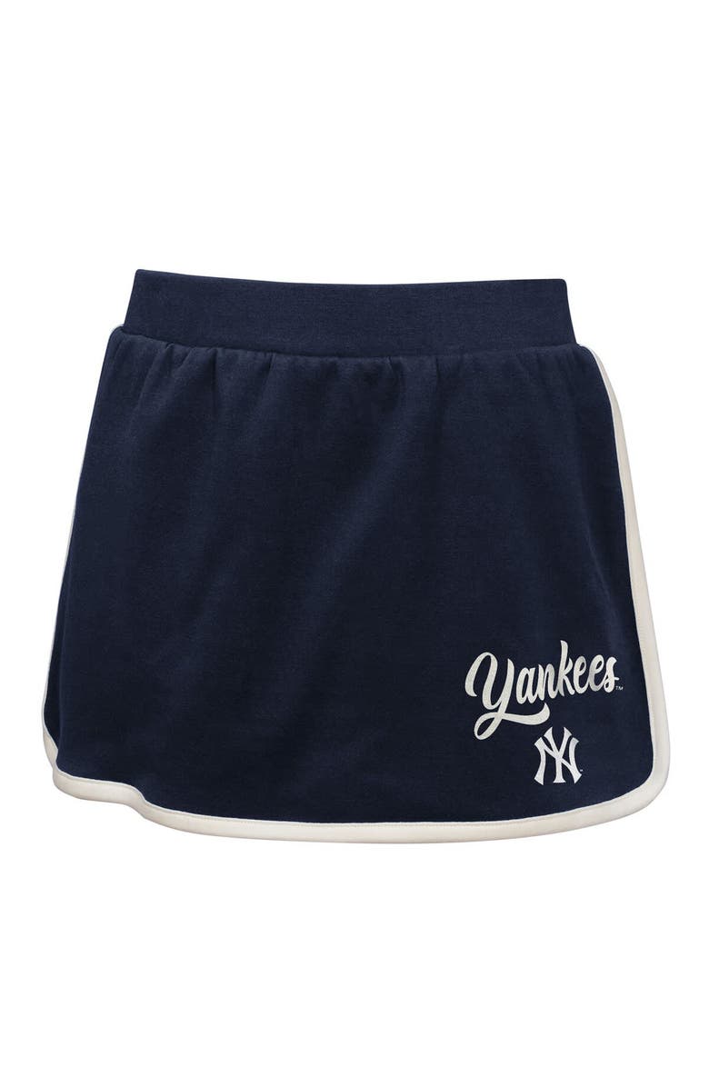 Outerstuff Girls Youth Navy New York Yankees Base Trainer Johnny Polo and Skort Set, Alternate, color, Navy