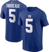 Nike Men's Nike Kayvon Thibodeaux Royal New York Giants Player Name & Number T-Shirt