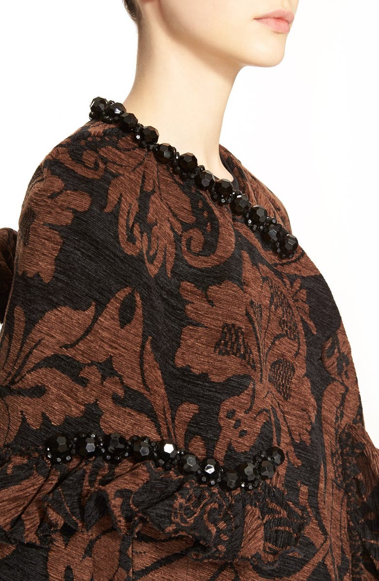 Simone Rocha Chenille Tapestry Cape, Alternate, color, 