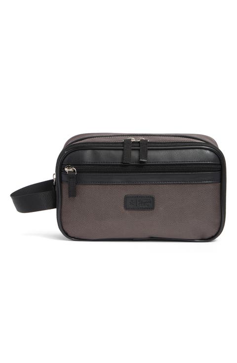 Nylon Double Zip Dopp Kit
