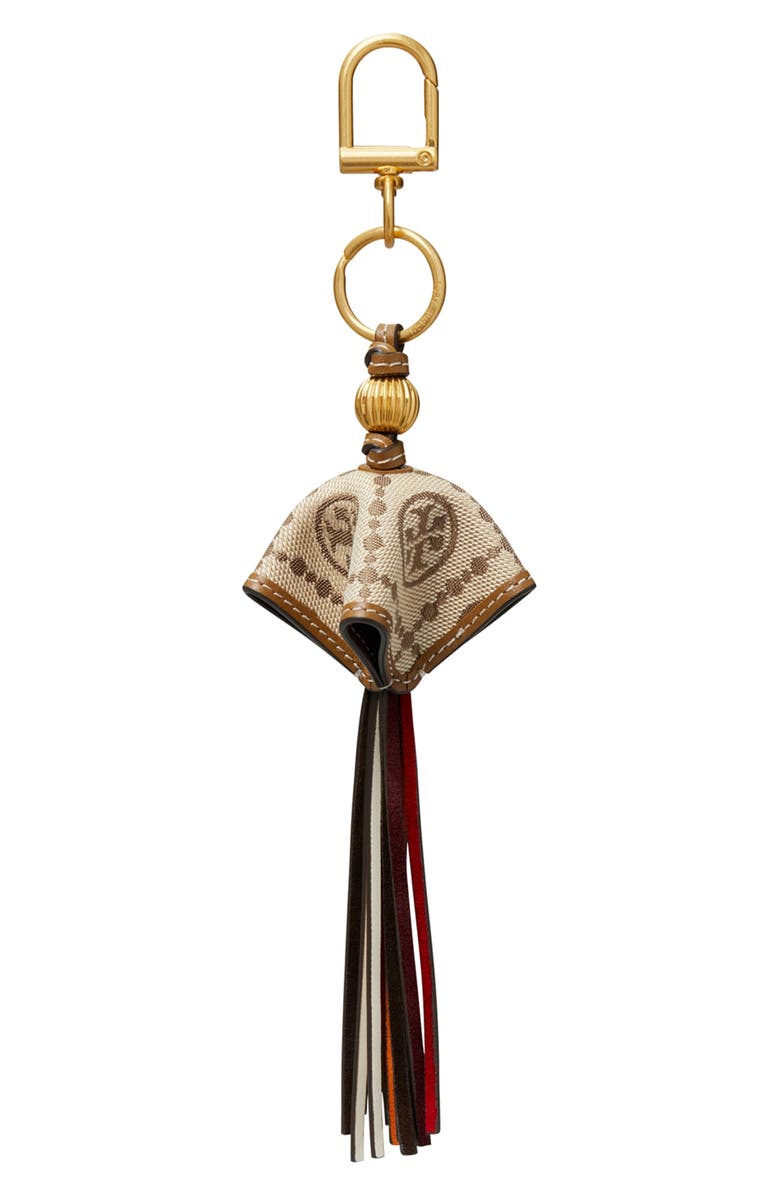 Tory Burch T Monogram Jacquard Key Fob, Main, color,