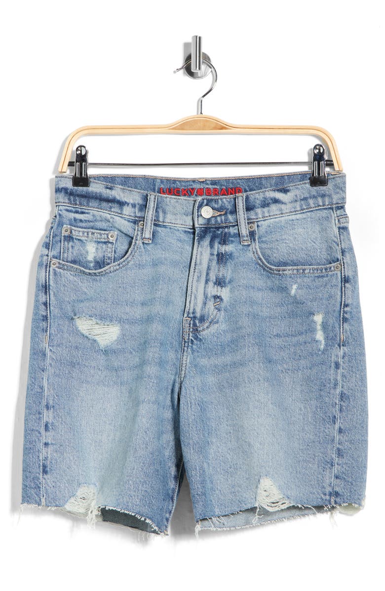 Lucky Brand '90s Loose Denim Shorts, Main, color, Almost In Love