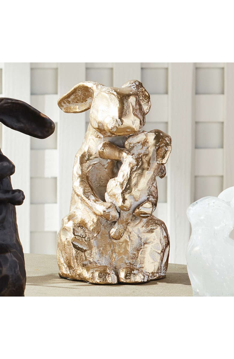 Napa Home & Garden Mother Rabbit Sculpture, Alternate, color, Gold